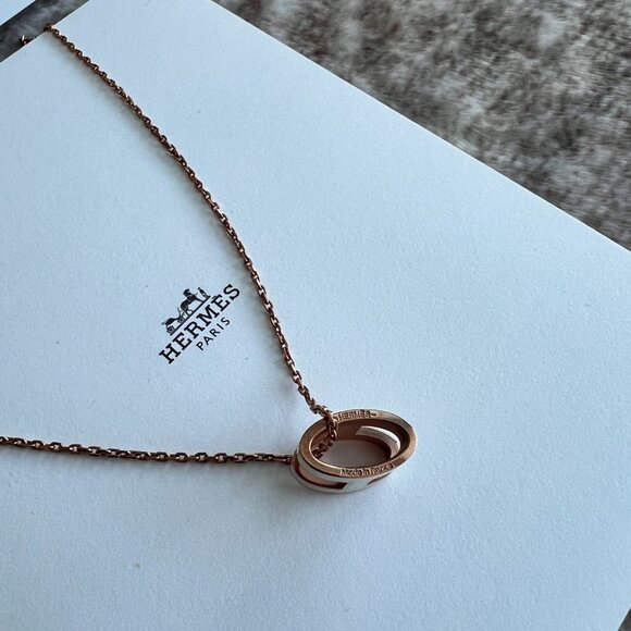 Hermes Hermès Necklace Pendant White - not the mini size one - Picture 3 of 16